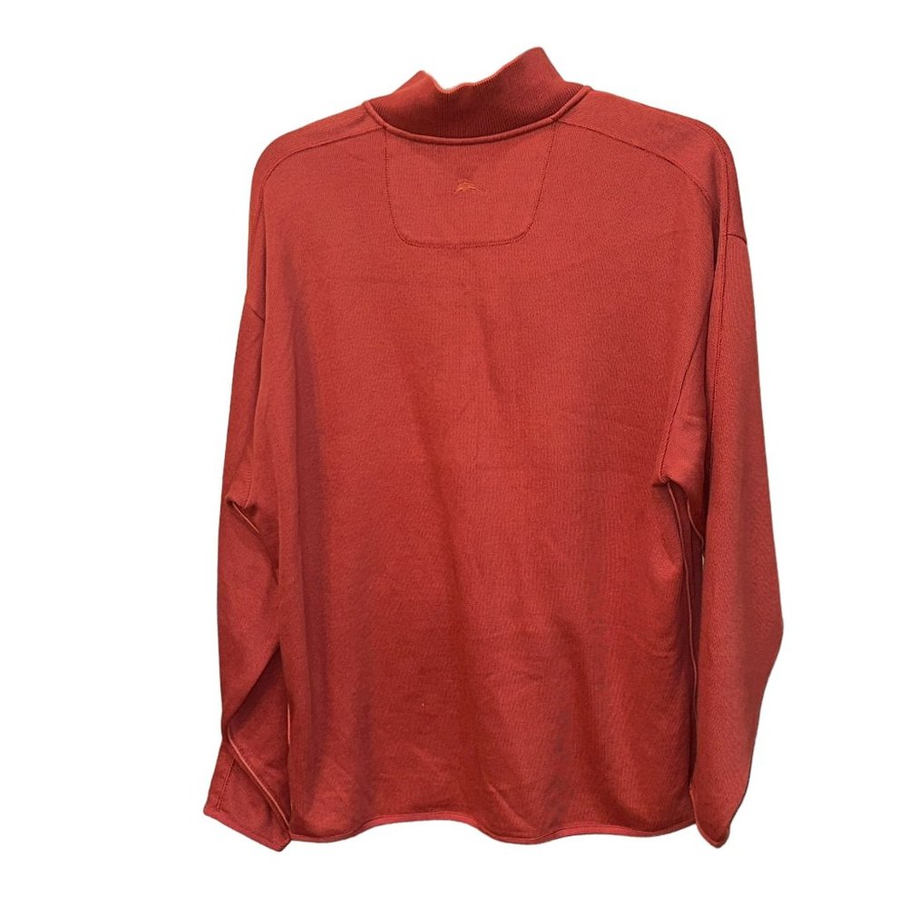Men's Tommy Bahama Pull Over 1/4 Zip Cotton Sweater Size Large - Picture 3 of 5